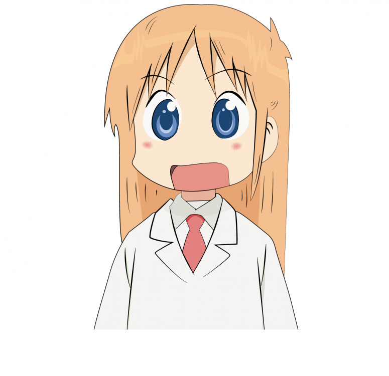 Here is a Hakase vector I just finished [Nichijou] : anime