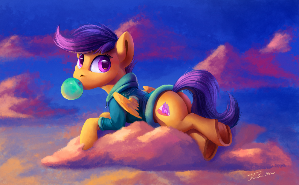 Scoots In The Clouds by Tsitra360