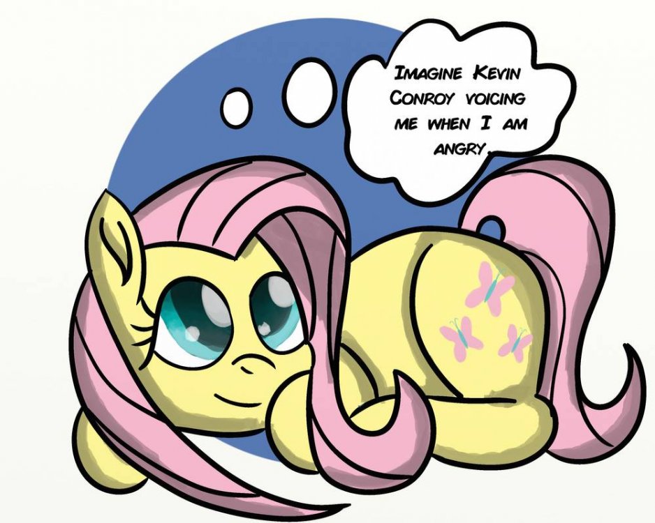 fluttershy_daydreaming_about_kevin_conro