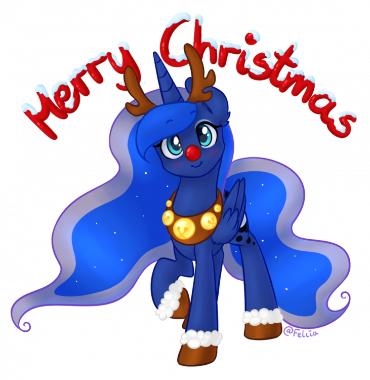 Image result for mlp princess luna christmas