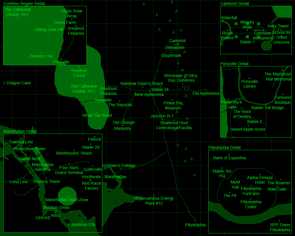 Fallout: Equestria Map