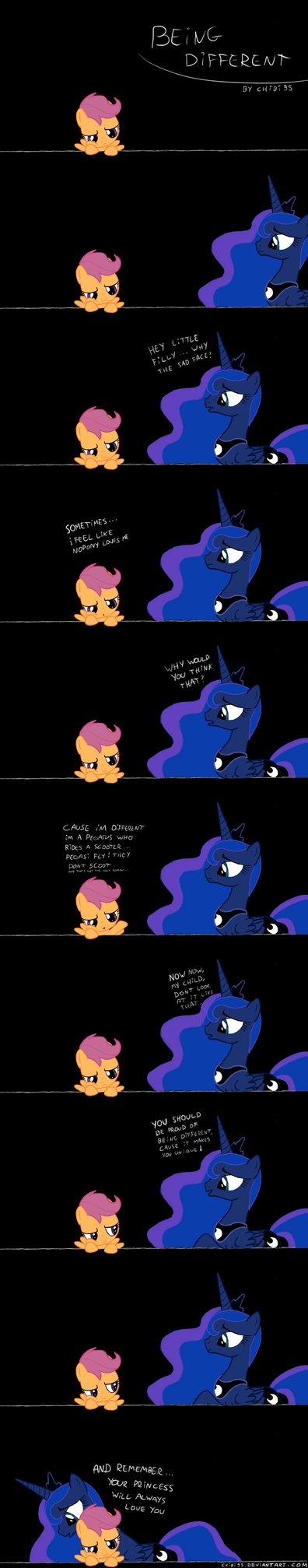 being different - a Scootaloo story