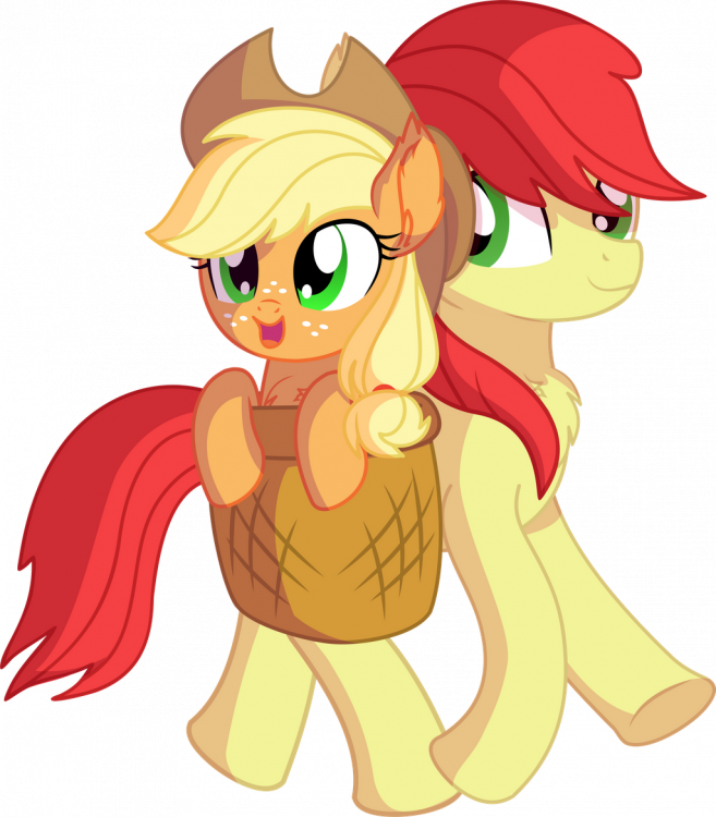 applejack_and_bright_mac___father_and_da