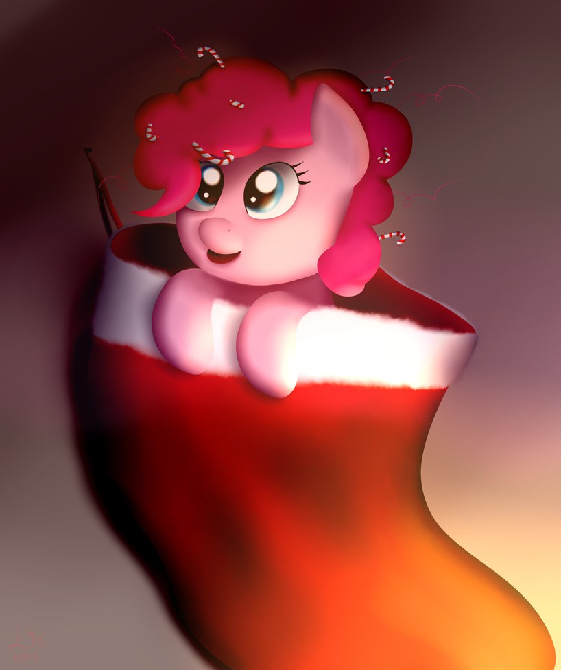 Filly Pinkie Goes Stocking Diving
