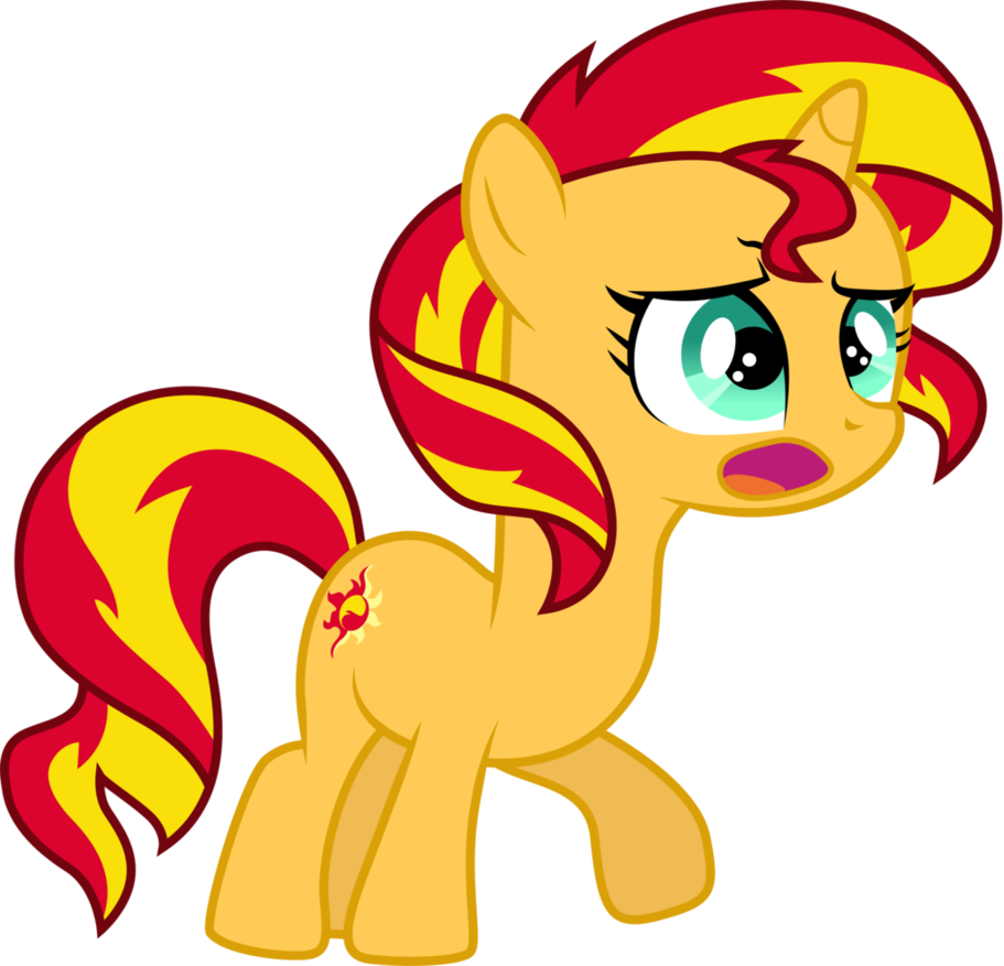 Filly Sunset Shimmer by CloudyGlow