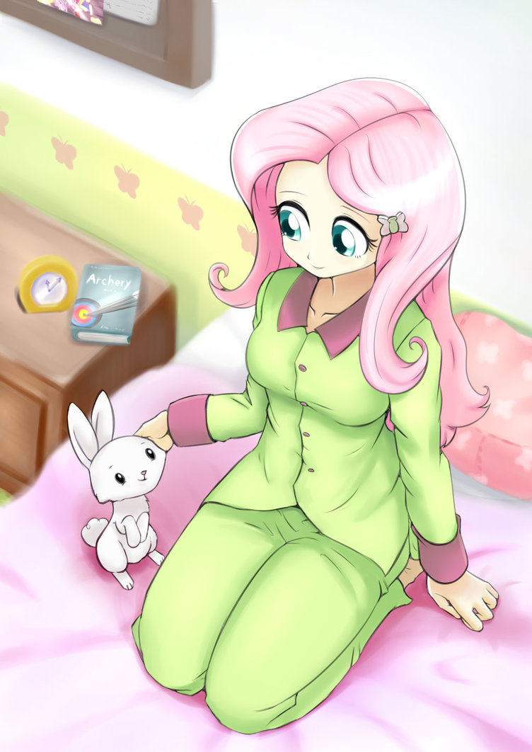 flutter_shy_and_angel_bunny_by_ryou14-d9