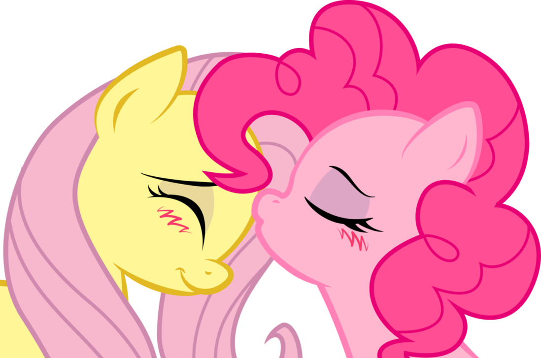 fluttershy_and_pinkie_pie__sweet_kiss_by