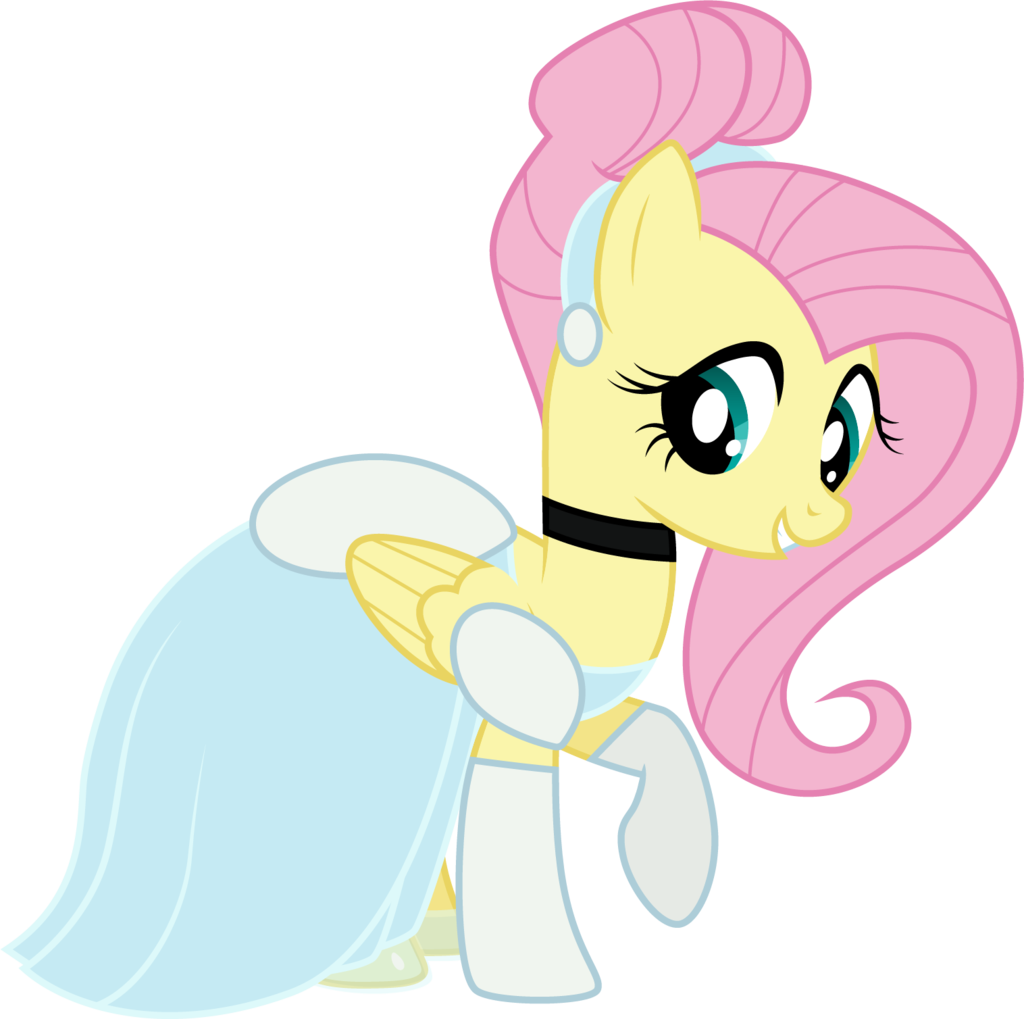Fluttershy as Cinderella by CloudyGlow