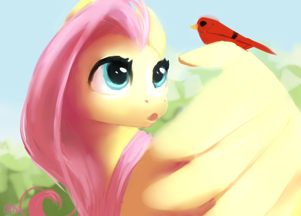 fluttershy by obsidelle