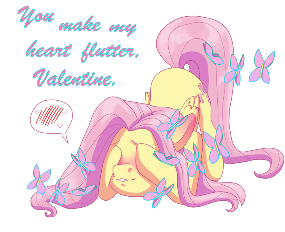 Fluttershy's Valentine by XxCommanderShepardxX