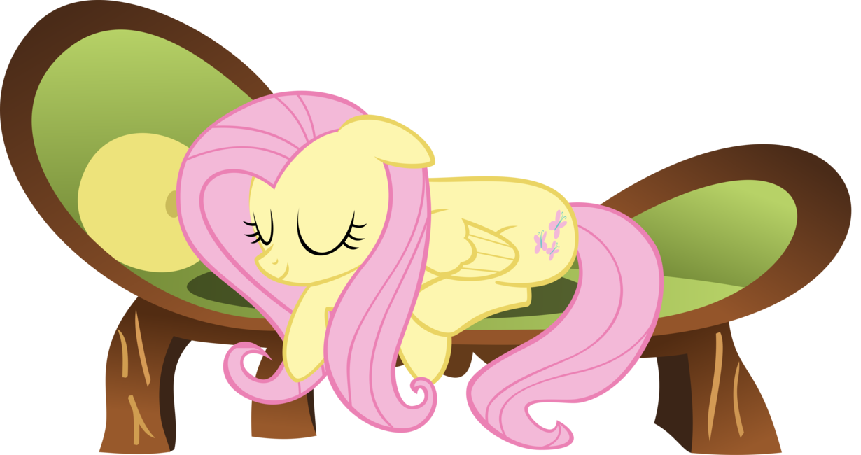 Image result for fluttershy sleeping vector