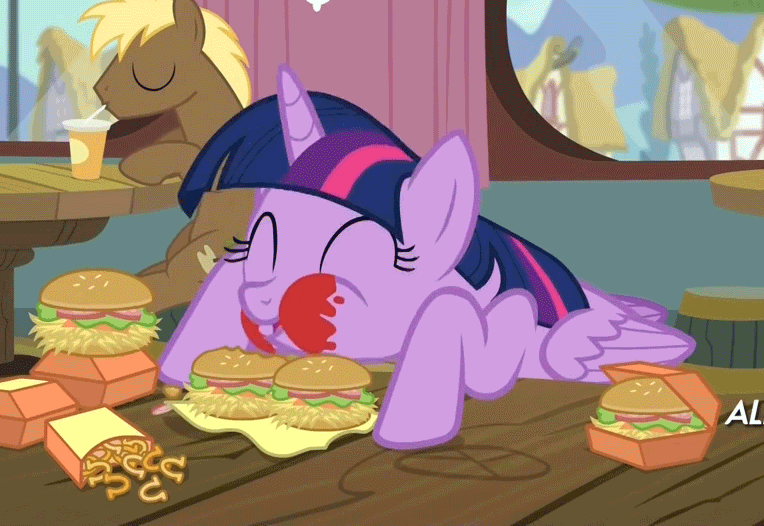 Image result for twilight eating hayburger