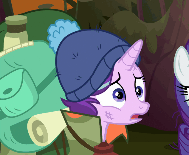 Image result for sad starlight glimmer camping gif