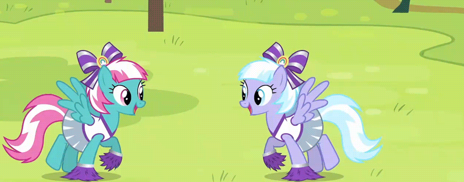 Image result for mlp cheerleader gif