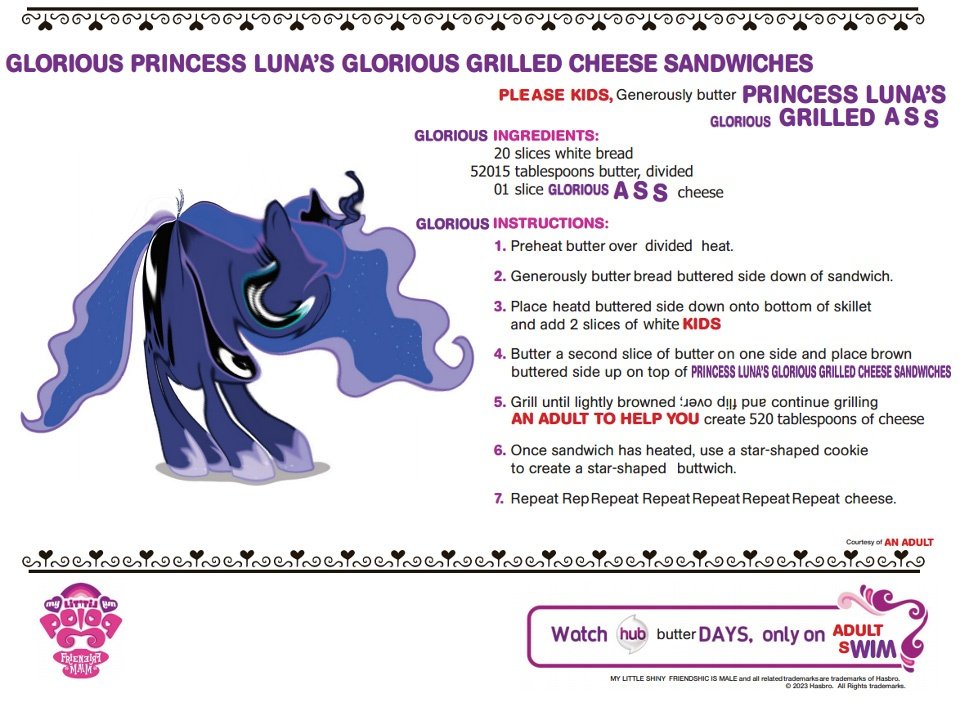 Image result for grilled cheese mlp