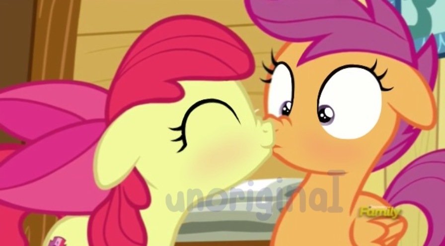 Image result for Apple Bloom X Scootaloo