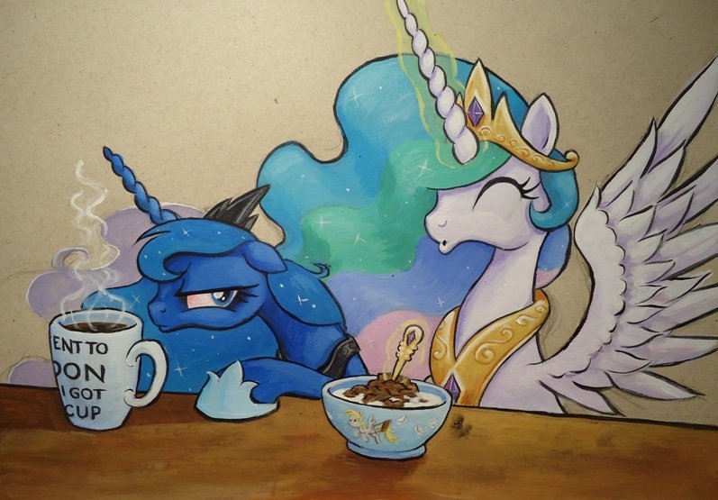 Image result for mlp luna coffee
