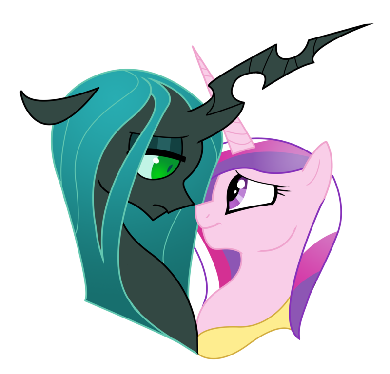 Image result for queen chrysalis x cadence