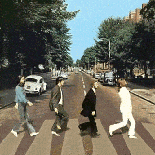 Image result for funny abbey road gif