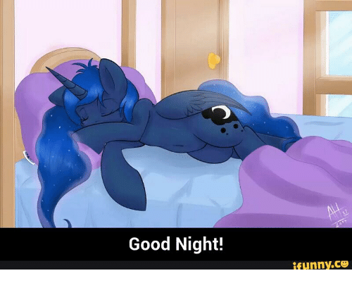 Image result for MLP good night ' meme