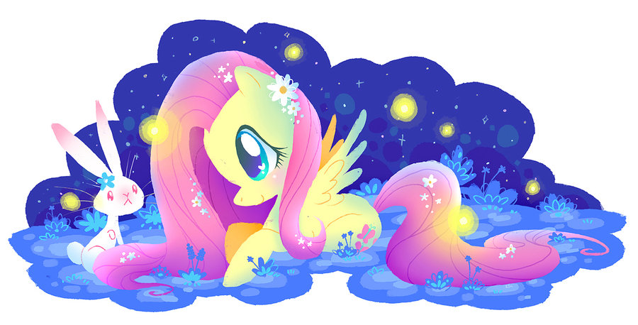 Goodnight Fluttershy by rincharmie