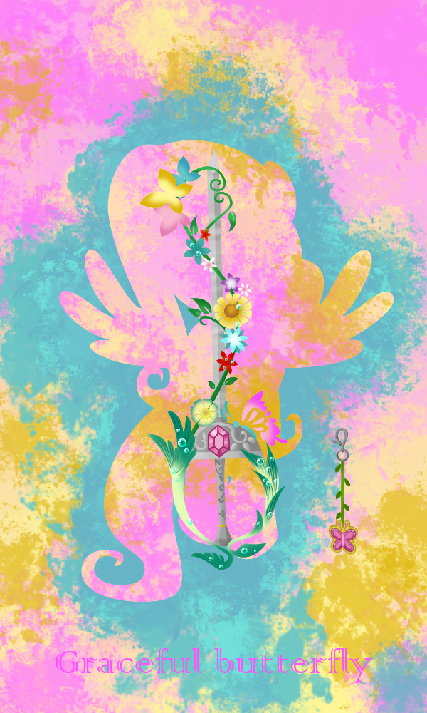 Graceful Butterfly_Keyblade by xilenobody143