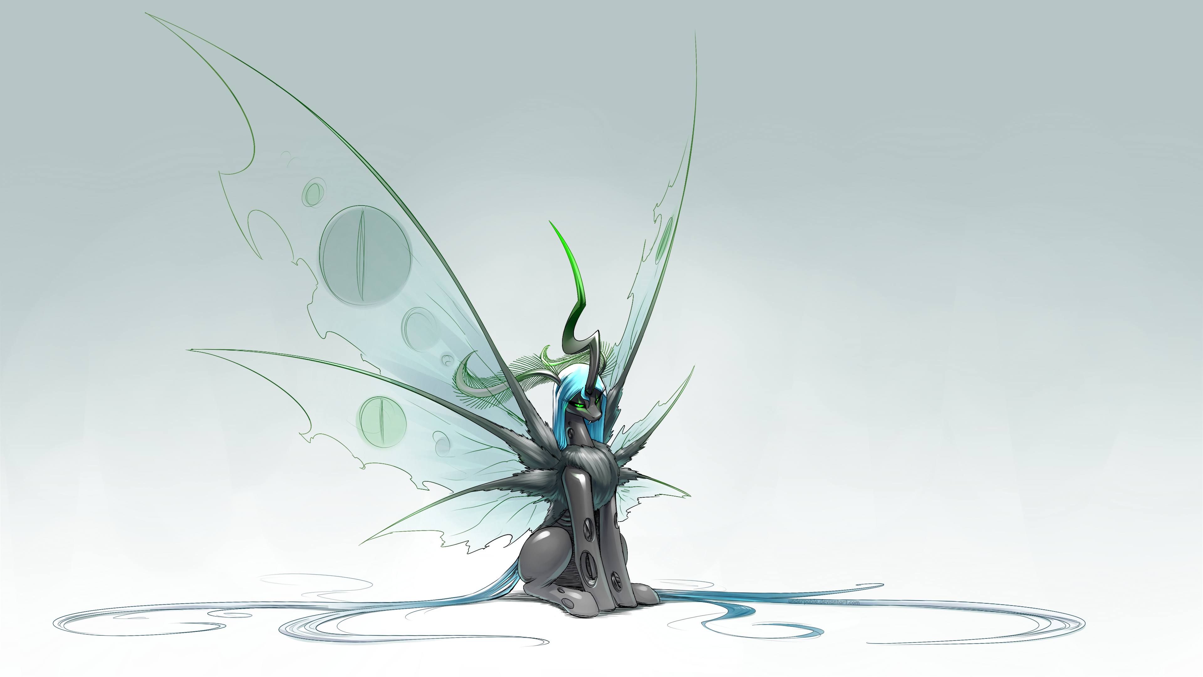 Grand Moth Chrysalis by Underpable