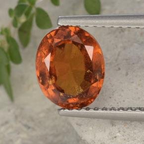 2.2 Quilate Naranja Granate Hesonita Gema desde Sri Lanka