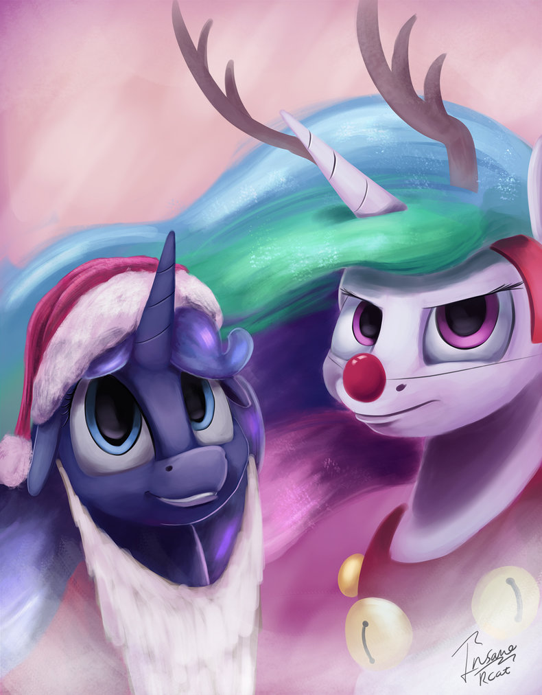 Holiday sisters by InsaneRoboCat