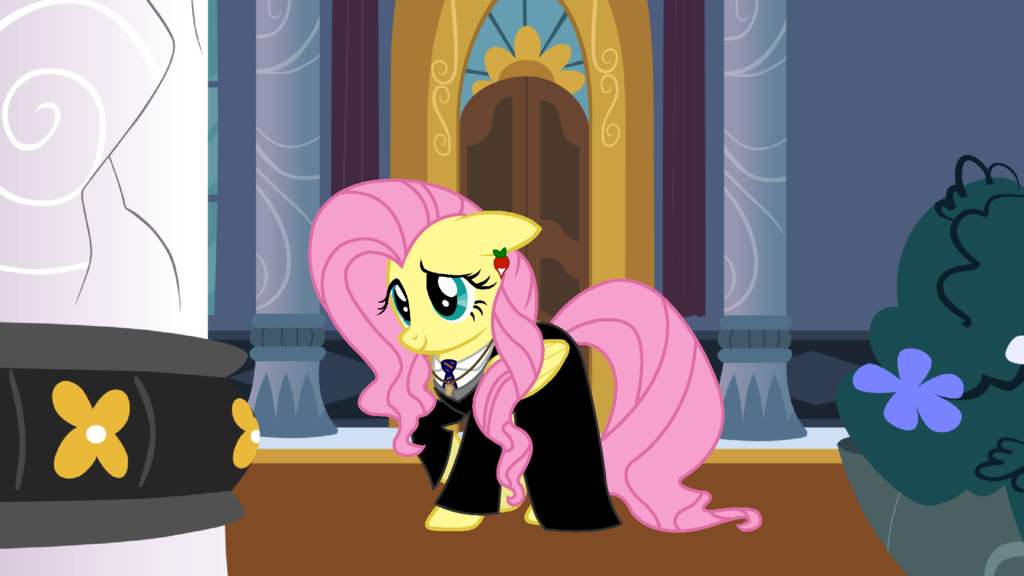 hp_crossover___fluttershy_by_sirius_writ