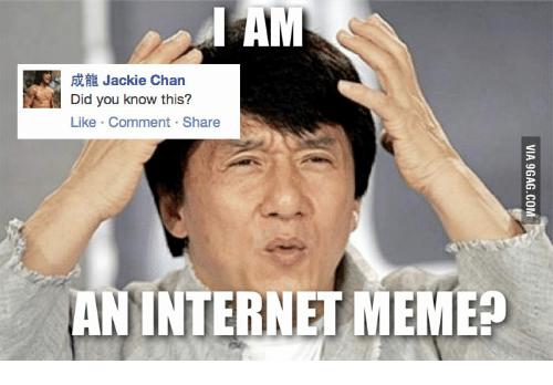 Image result for jackie chan memes