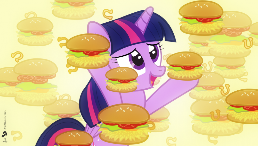 Image result for mlp twilight at the hayburger