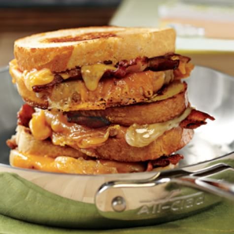 Image result for grilled cheese and bacon