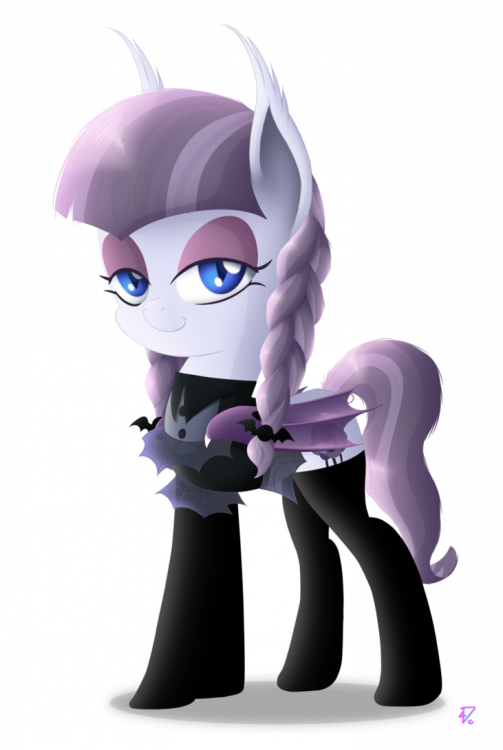 Inky Rose bat pony