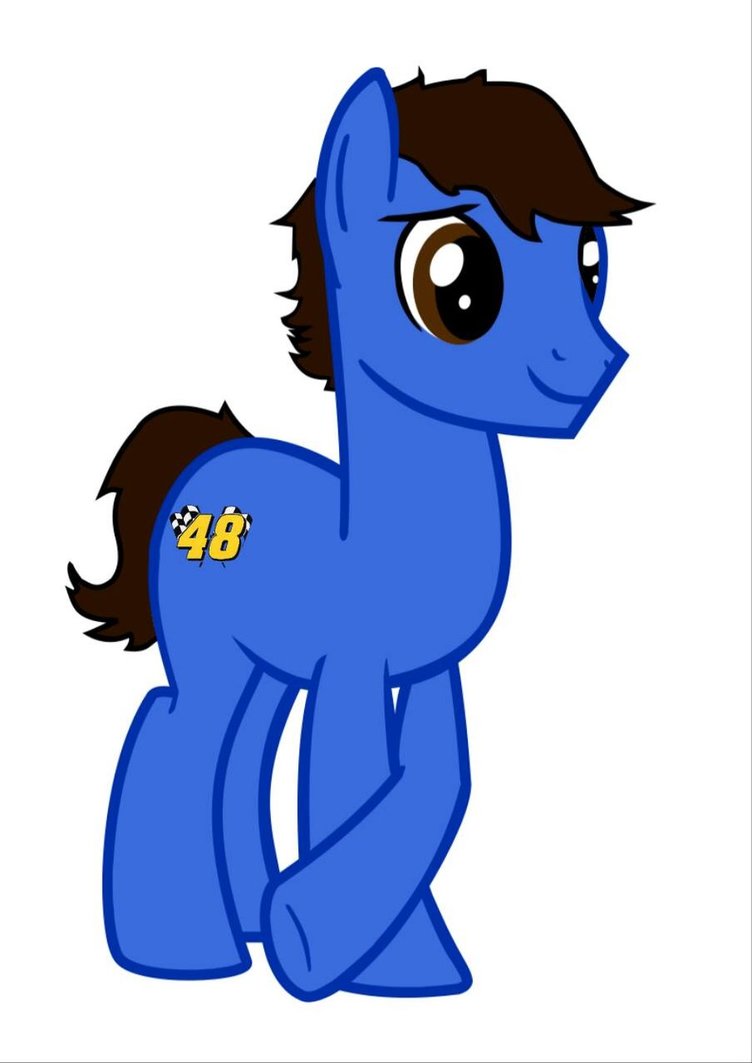 Jimmie Johnson As A Pony!