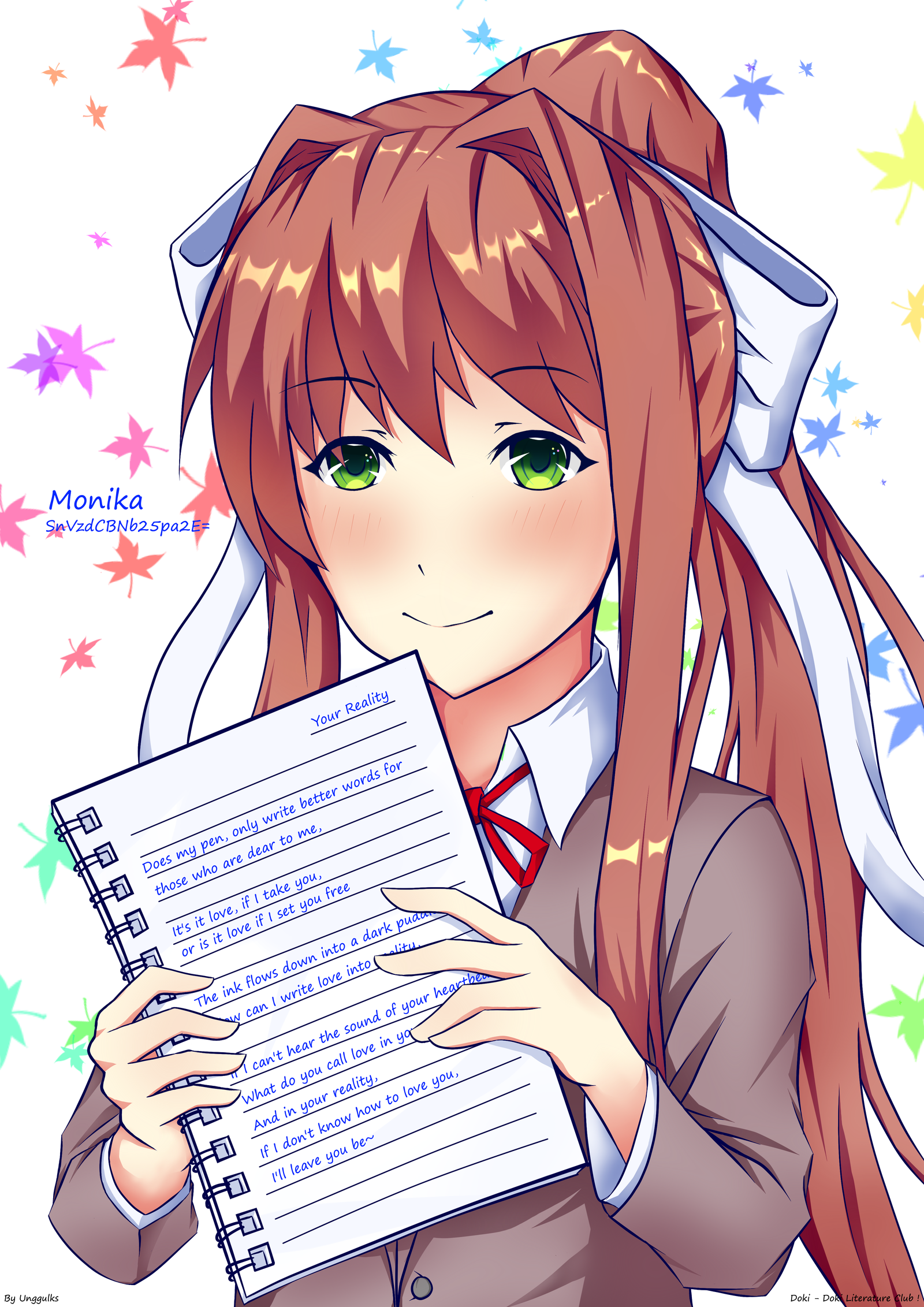 Just Monika by MoonScythe09