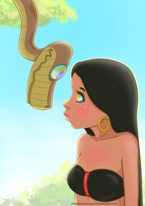 kaa_with_shanti_by_mikabesfamilnaya-d9wc