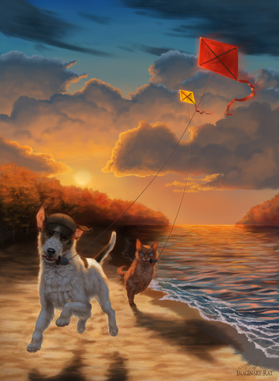 Kite Race by Imaginary-Rat