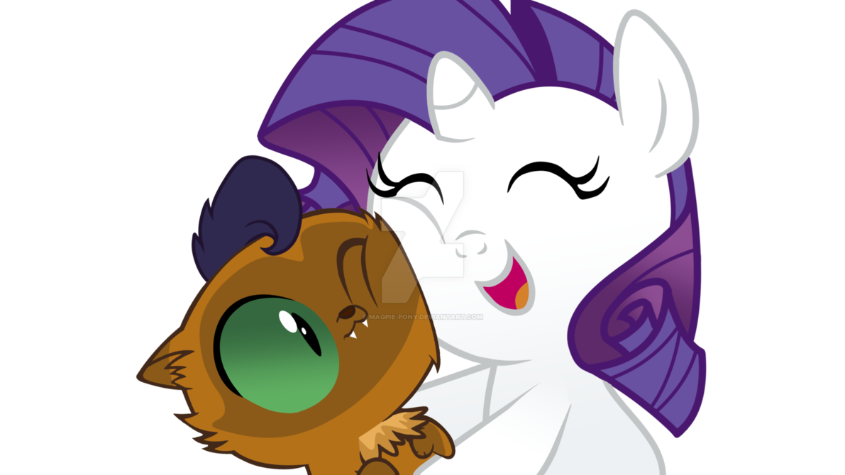 kitten_capper_and_baby_rarity_by_magpie_