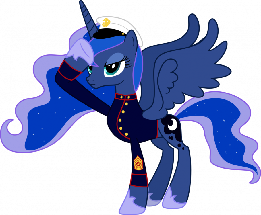 Image result for Princess Luna salute