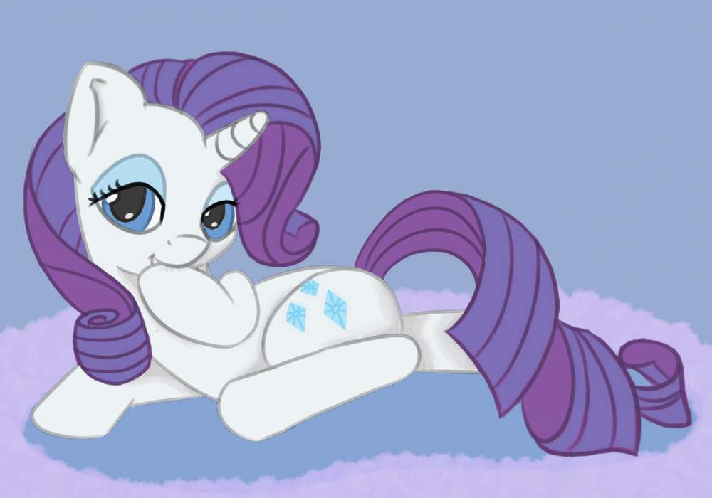 Image result for mlp rarity lounging