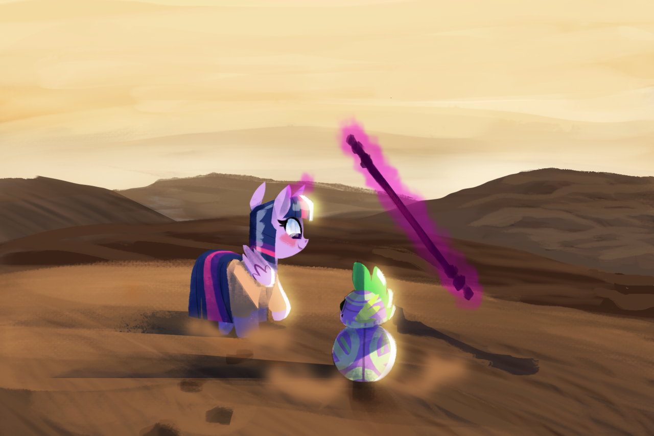 Image result for mlp twilight rey star wars