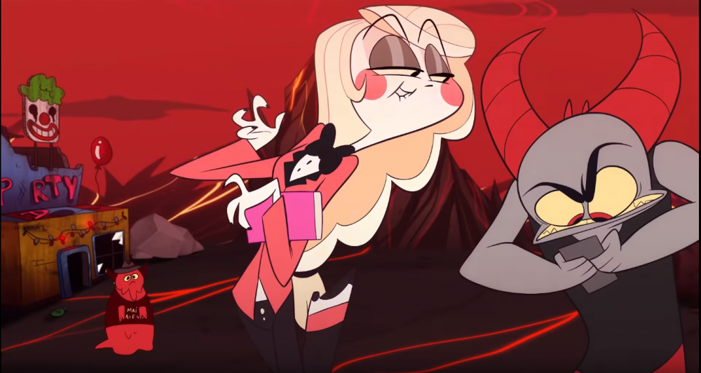 I paused this video at right moment : HazbinHotel