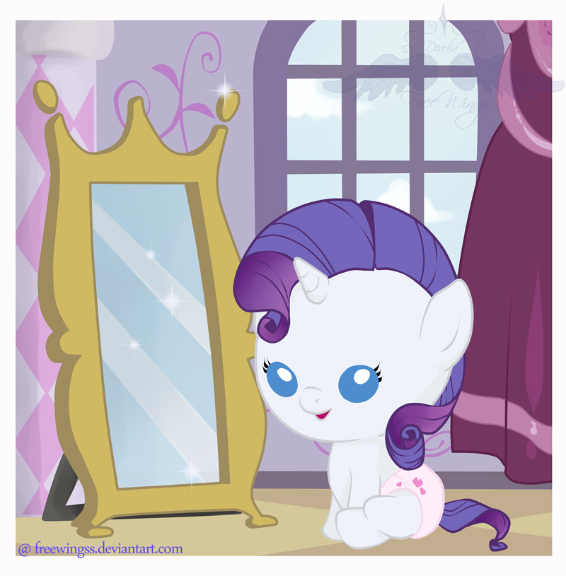 little_pony__baby_rarity_by_freewingss-d