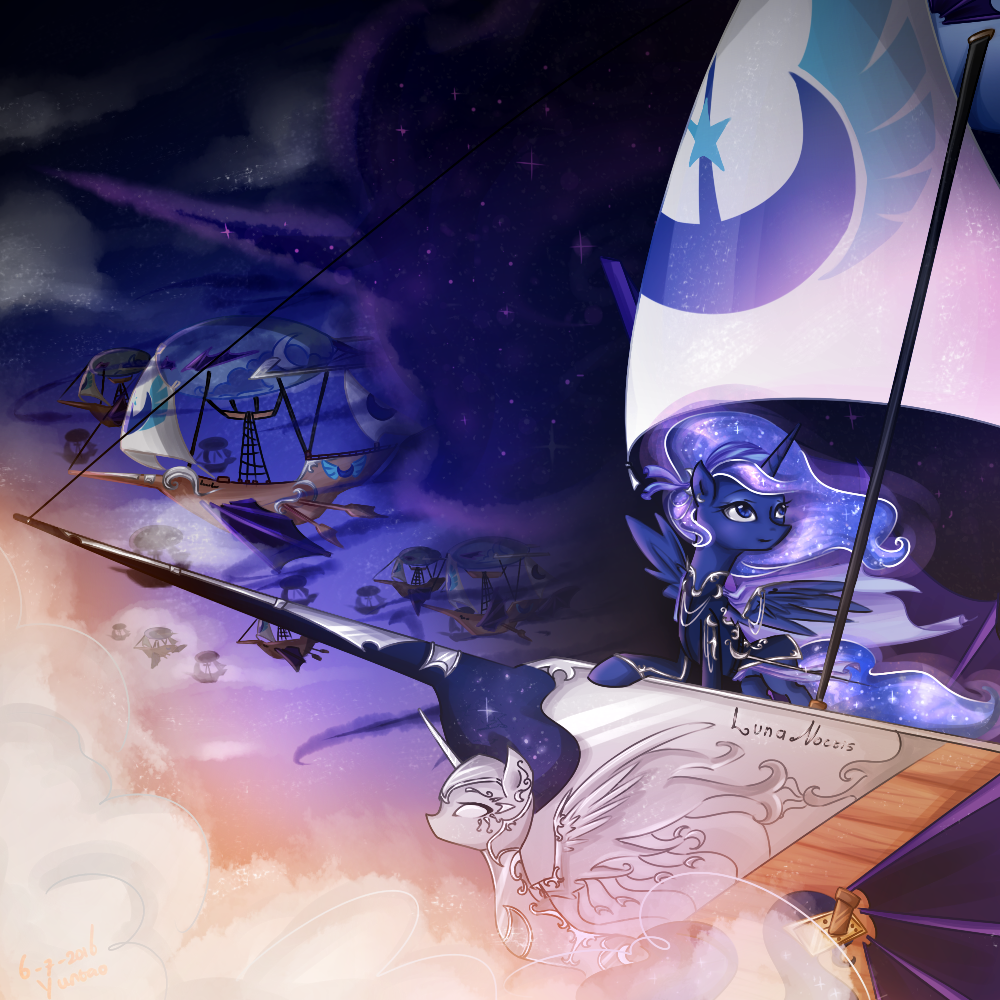 Live on the vessel of the Lunar pirate by YuntaoXD