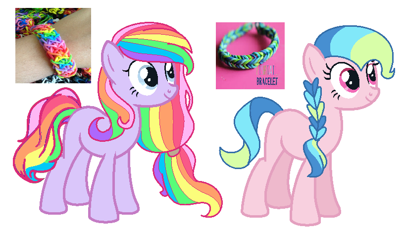Adopted These Cutie Bracelet Ponies! by Daneon