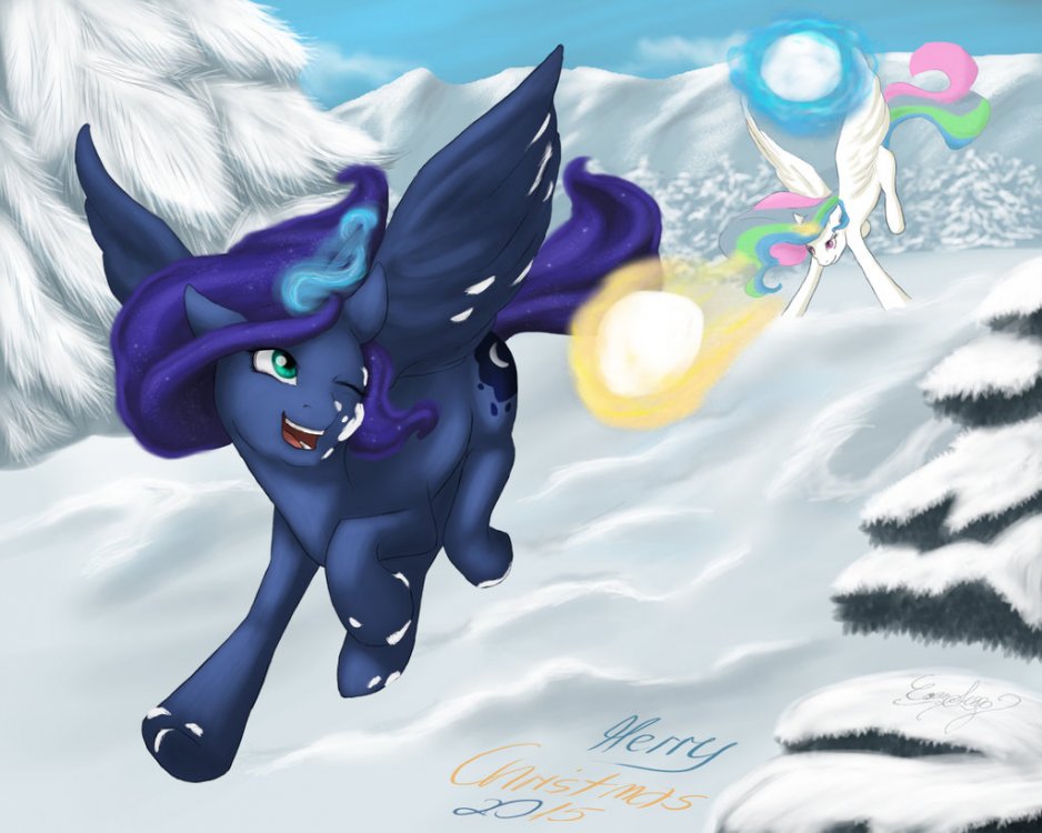 luna_and_celestia____merry_christmas_201