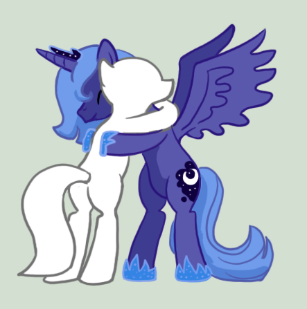 Luna Hug template by Furboz