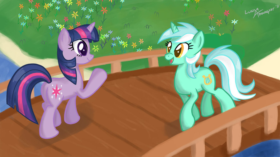 lyra_and_twilight_by_lunarapologist-d4d6