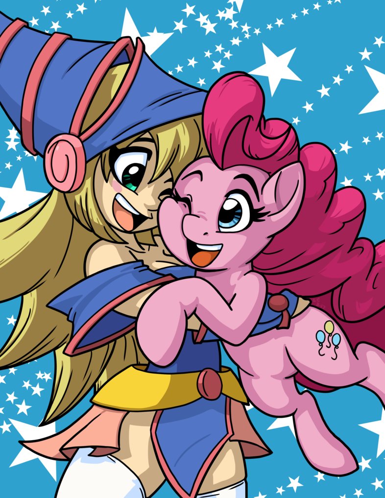 magic_girl_and_pink_pony_by_latecustomer